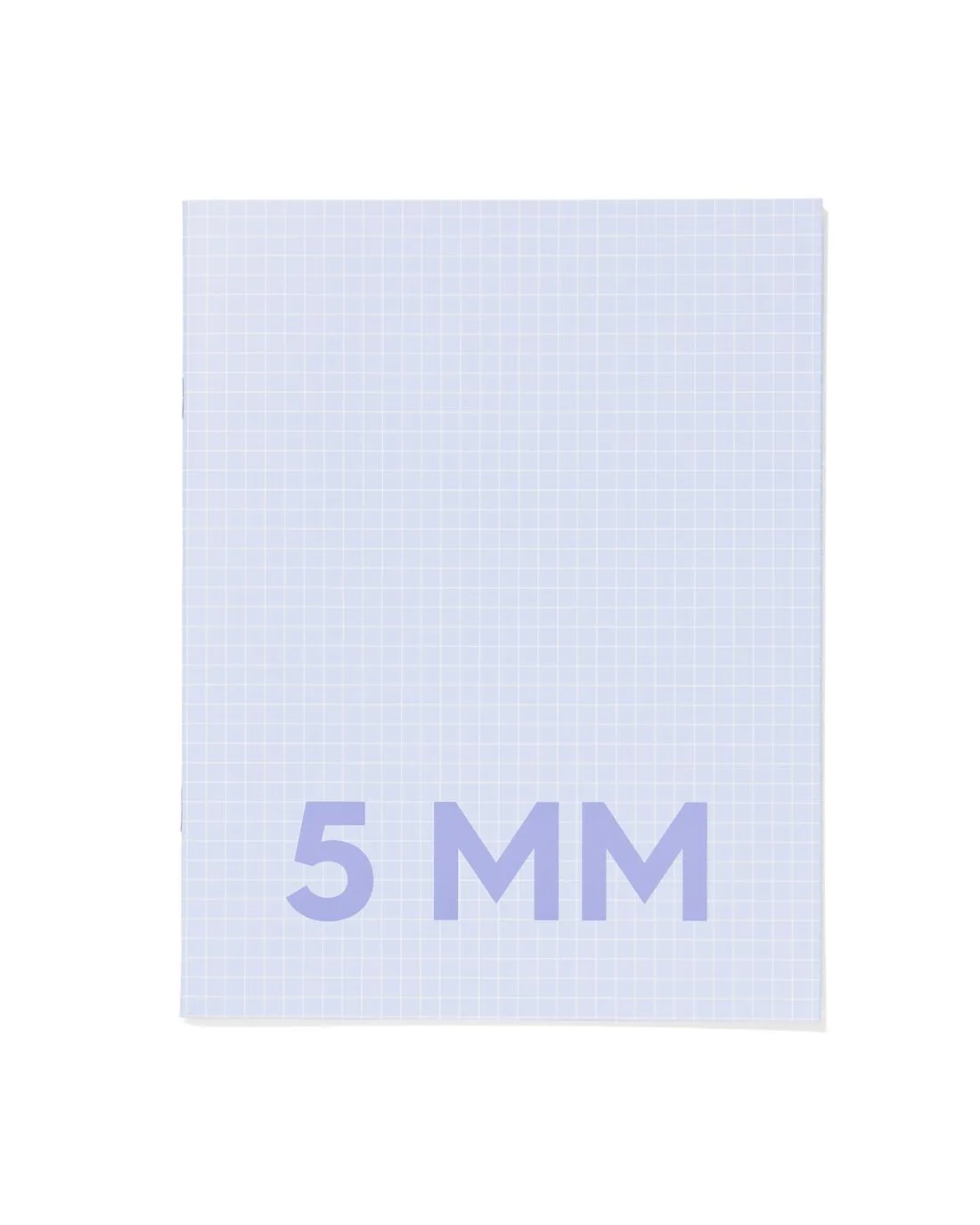 Schriften blauw A5 geruit 5mm - 3 stuks (blauw) van HEMA – productfoto