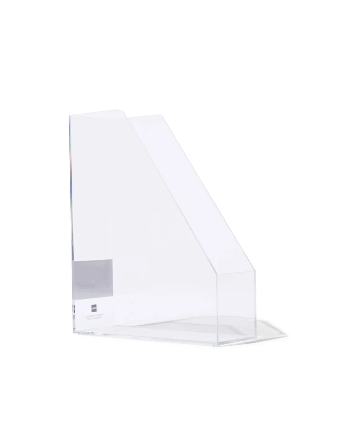 Tijdschriftencassette 23x8x28 (transparant) van HEMA – productfoto
