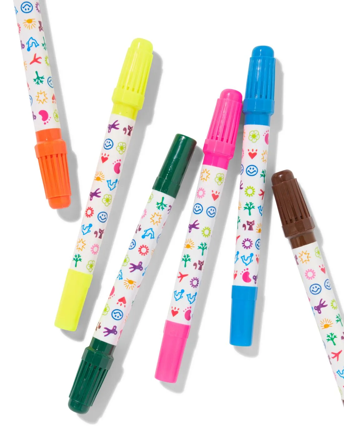 Viltstiften met stempel - 6 stuks van HEMA – productfoto