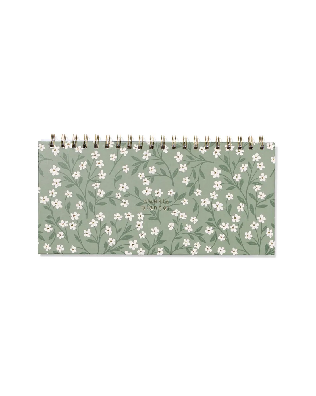 Weekplanner 27x12.9cm bladeren (donkergroen) van HEMA – productfoto
