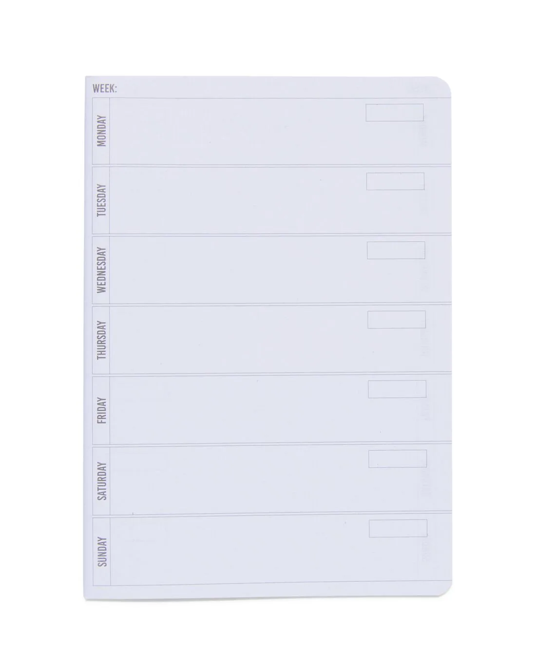 Weekplanning navulling A5 voor notitieboek - 2 stuks van HEMA – productfoto