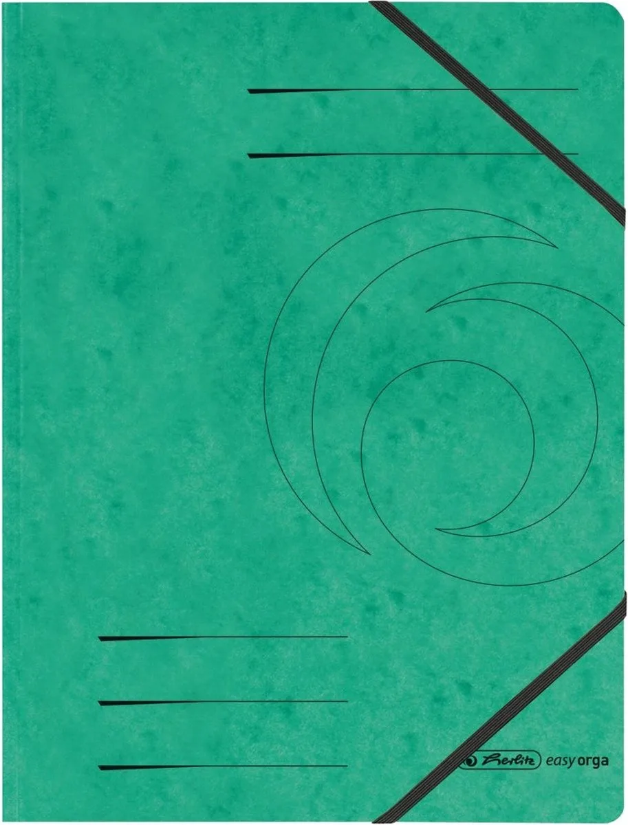 972471 - Conventional file folder - A4 - Cardboard - Matt - Paper von Herlitz in Grün – Produktfoto