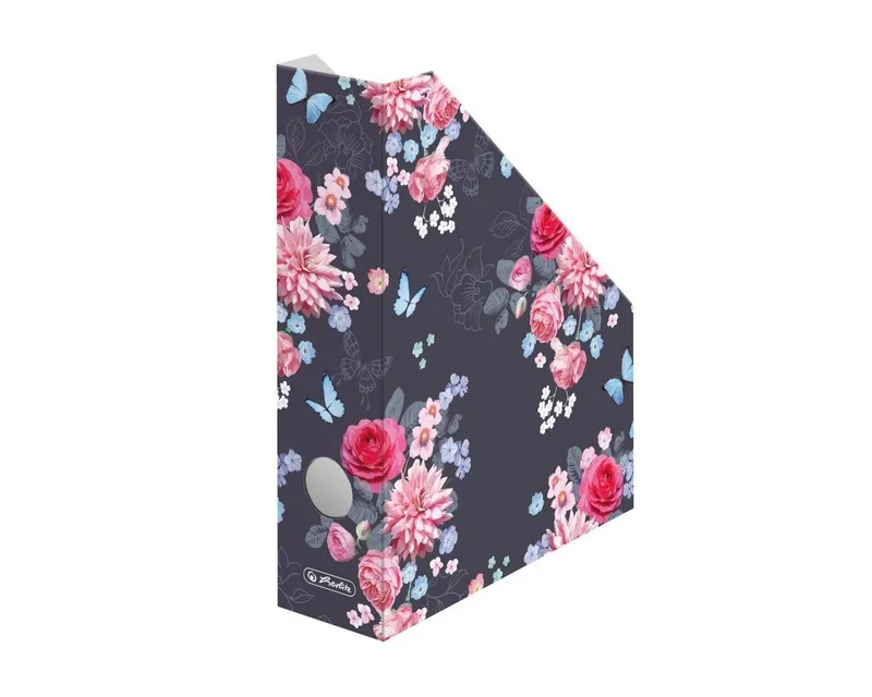 Aktenordner 5x Herlitz Stehsammler / Stehordner / DIN A4 / "LadyLike Flowers" by Herlitz – product photo