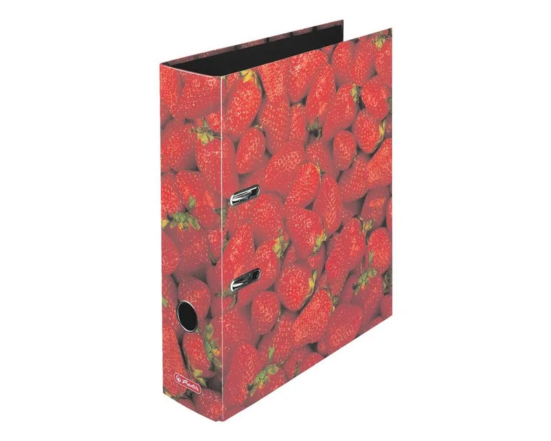 Aktenordner Erdbeere, A4 breit by Herlitz in Red – product photo