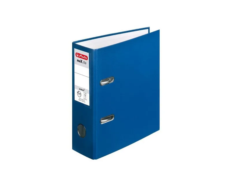 Aktenordner Herlitz Ordner / DIN A5 / 80mm breit / Farbe: blau by Herlitz – product photo