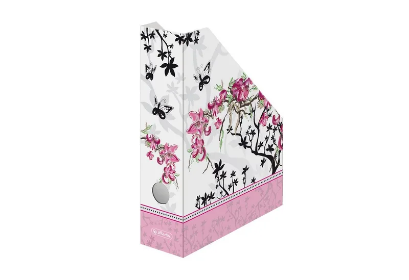 Aktenordner Herlitz Stehsammler "Lady Like" / Stehordner / DIN A4 / Motiv "Blumen" by Herlitz – product photo