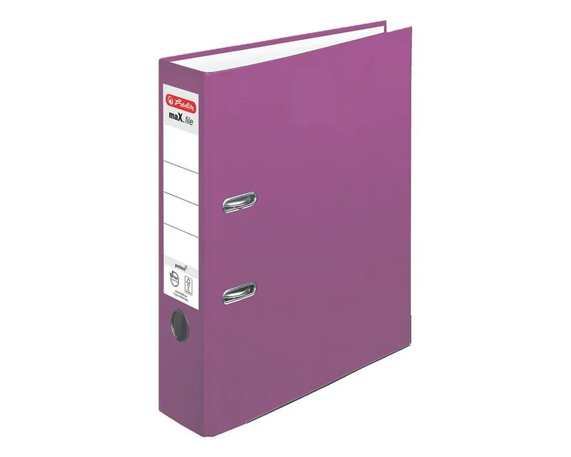 Aktenordner maX.file protect van Herlitz in Paars – productfoto