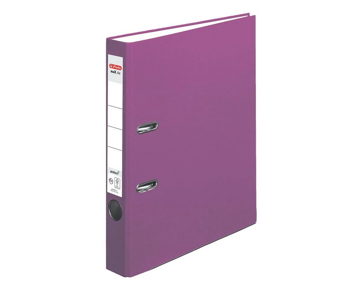 Aktenordner maX.file protect de Herlitz en Violet – photo produit
