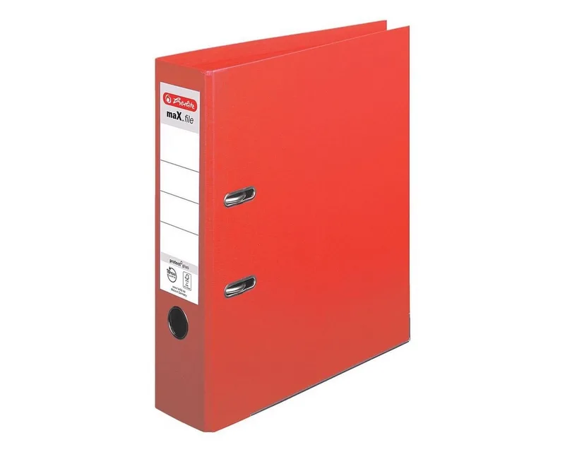 Aktenordner maX.file »protect plus« de Herlitz en Rouge – photo produit