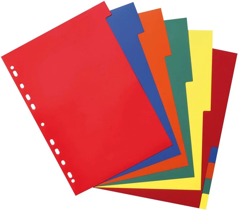 Aktenordner Register A4 10-teilig Kunststoff PP farbig by Herlitz – product photo