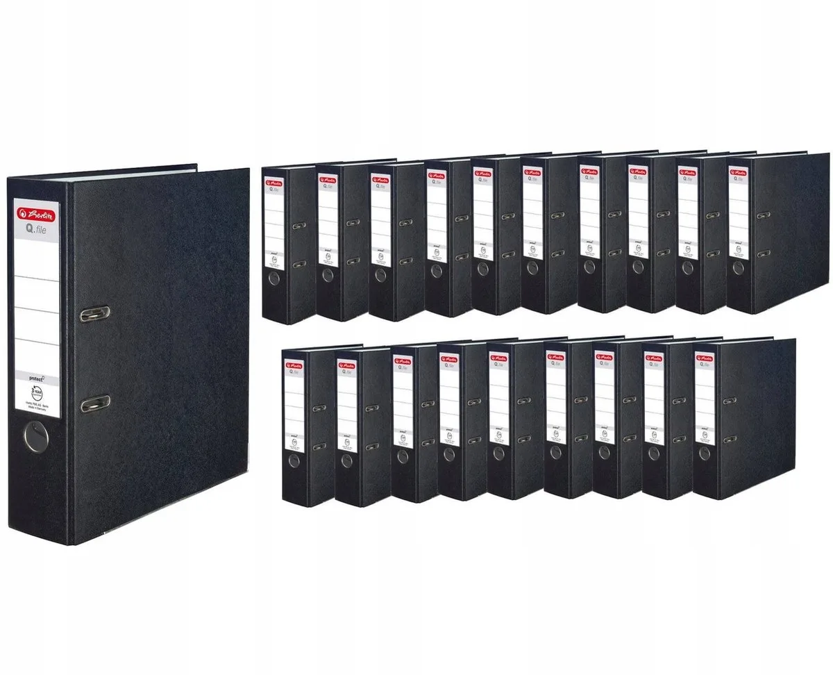 Binder A4 8cm Set van 20 Stuks Met Hefboom von Herlitz – Produktfoto