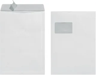 Briefumschlag C4 90g haftklebend m.Fenster weiß 10St von Herlitz – Produktfoto 1 von 2