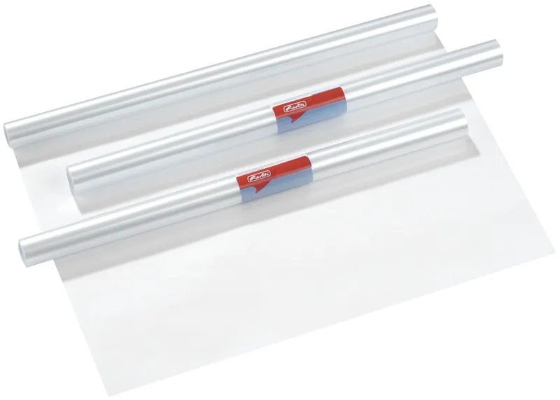 Buchschutzfolie, 400 mm x 5 m, PP, transparent by Herlitz – product photo