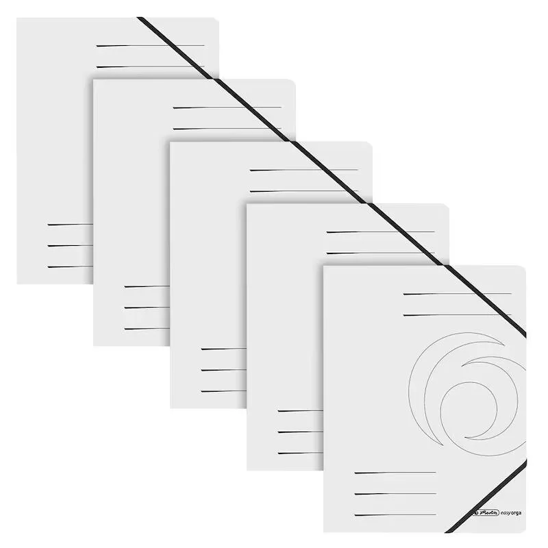Eckspanner Easy Orga DIN A4 weiß von Herlitz – Produktfoto