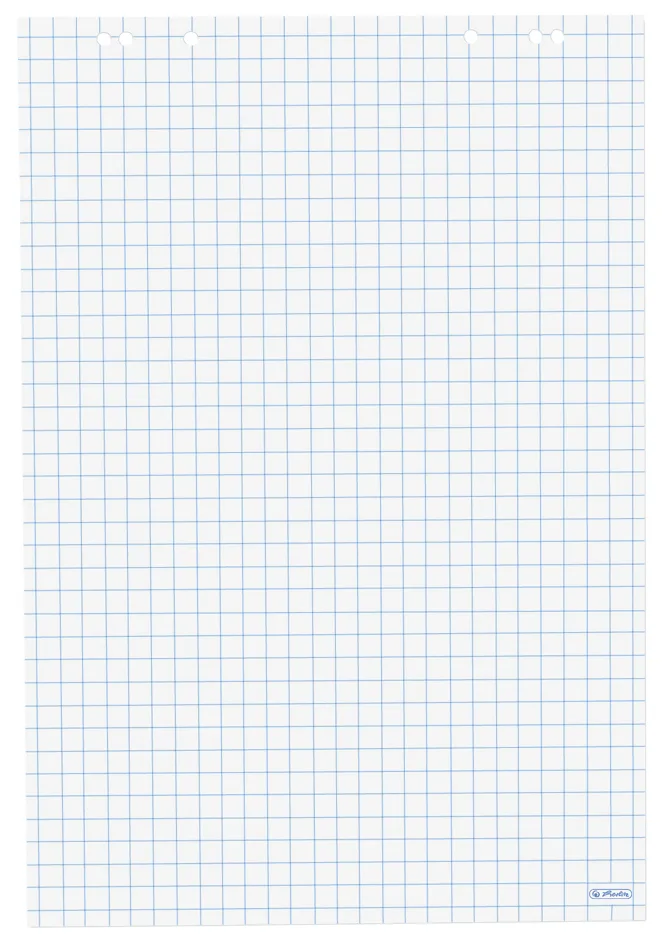Flipchart-Block, 20 Blatt, blanko, 680 x 990 mm van Herlitz – productfoto