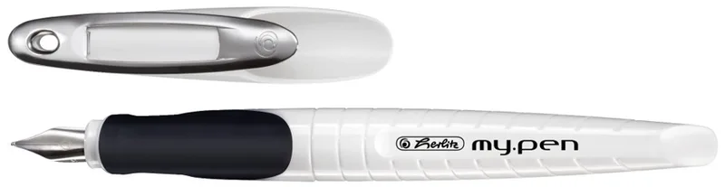 Füllhalter my.pen, Federbreite: L, weiß/schwarz de Herlitz – photo produit
