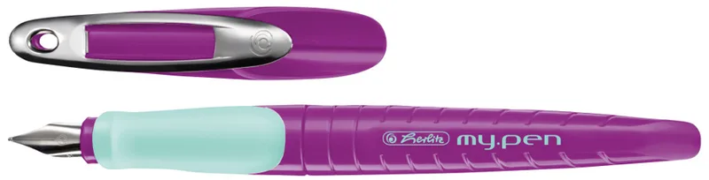 Füllhalter my.pen, Federbreite: M, lila/minze de Herlitz – photo produit