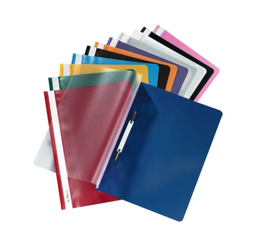 Hefter 14 Herlitz Schnellhefter / DIN A4 / PP / extra stabil / 14 verschieden de Herlitz – photo produit