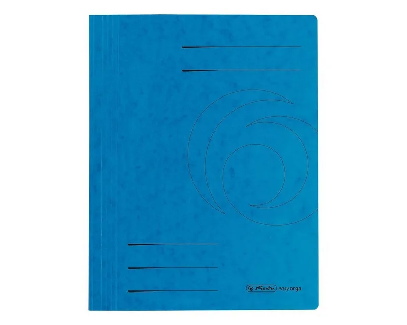 Hefter easy orga, Format A4, aus Karton by Herlitz in Blue – product photo