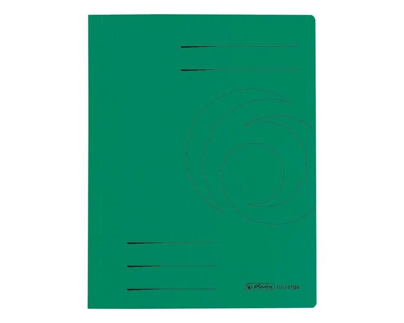 Hefter easy orga, Format A4, aus Karton by Herlitz in Green – product photo