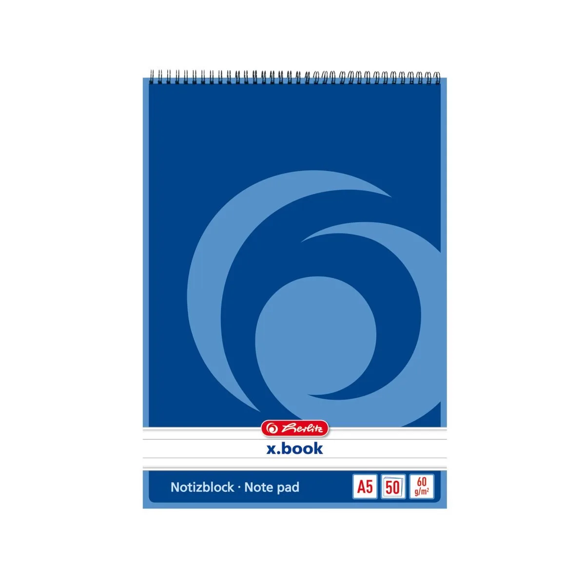 Herlitz 110510 schrijfblok & schrift A5 50 vel by Herlitz – product photo