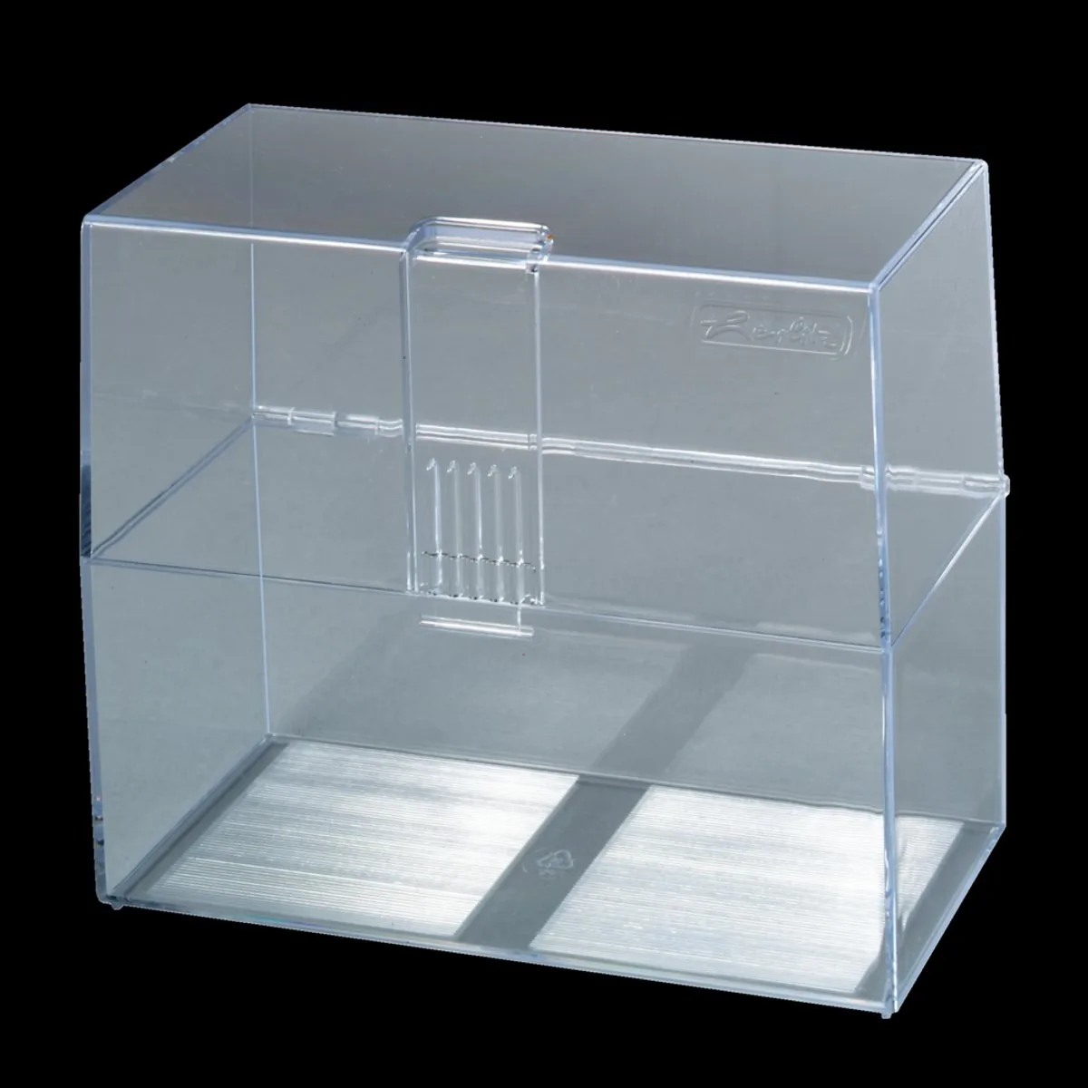 Herlitz 1906023 kaartenbak A6 van Herlitz in Transparant – productfoto
