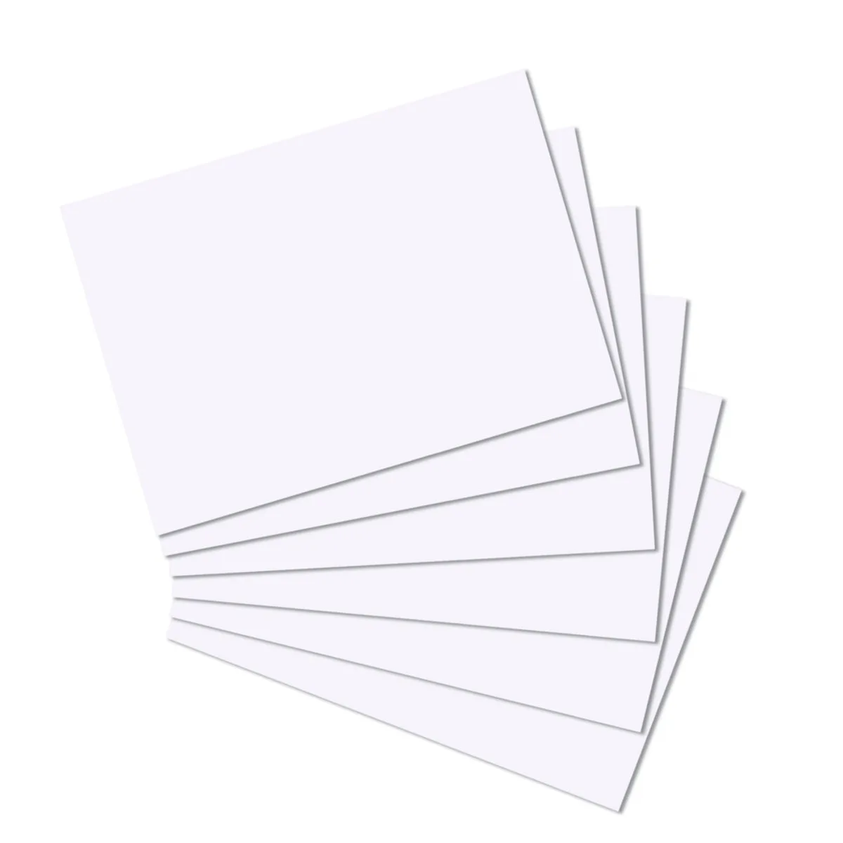 indexkaarten - A4 - 100 stuks - wit by Herlitz in Blanco – product photo