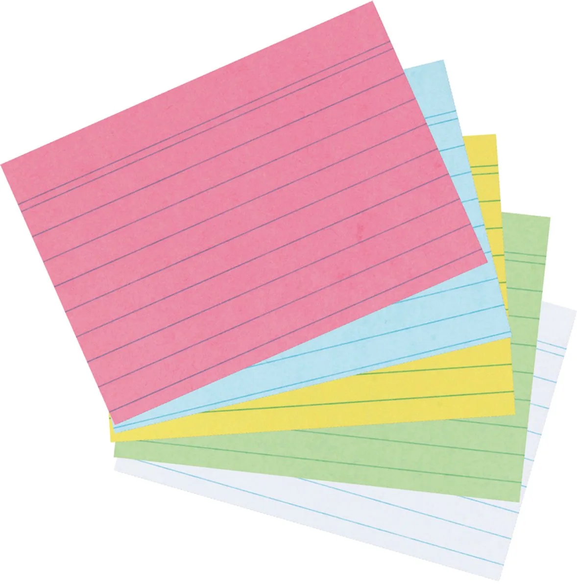 indexkaarten - DIN A8 - geruit - 100st. by Herlitz in White – product photo