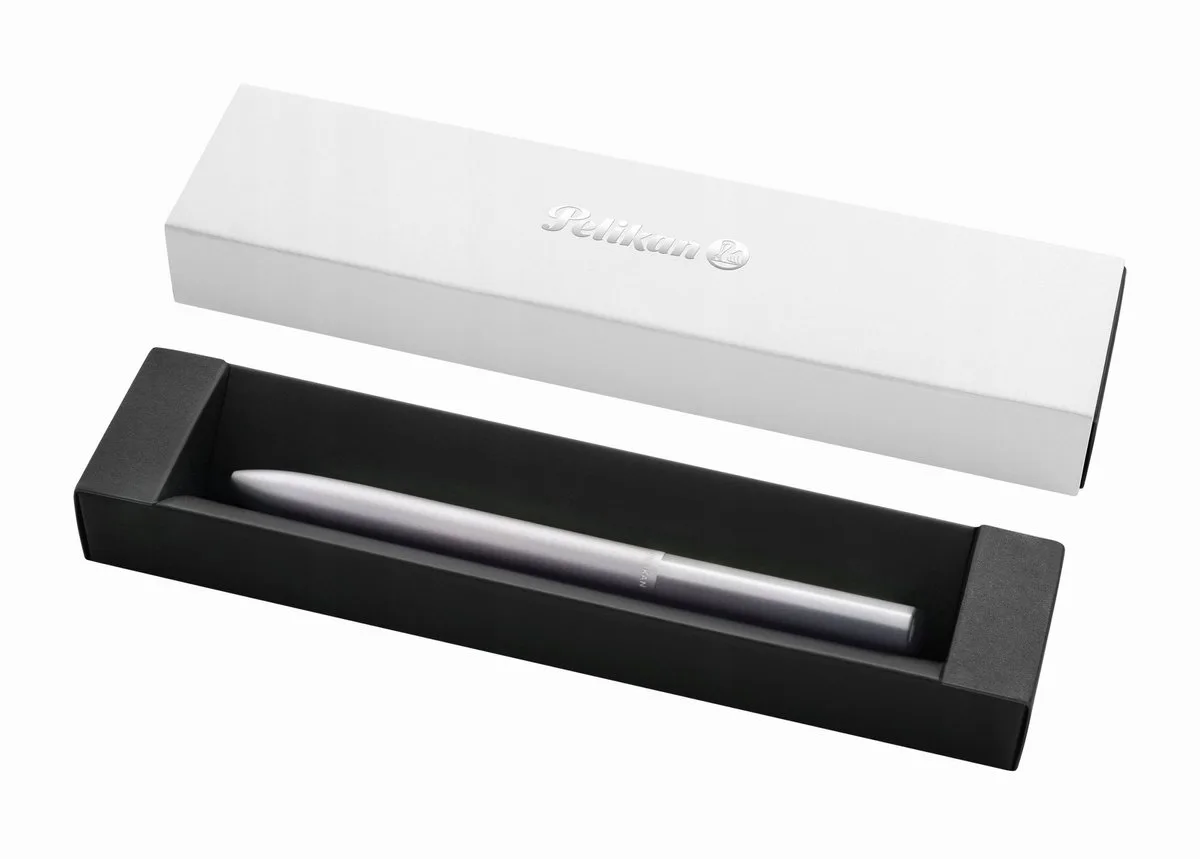 K6 INEO Aluminium Pen - Clearing Breeze - Blauw Medium de Herlitz – photo produit