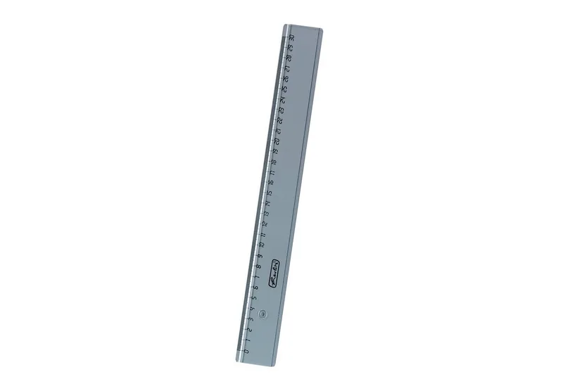 Lineal herlitz Flachlineal, 300 mm lang, transparent, Kunststoff de Herlitz – photo produit