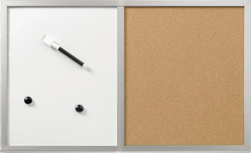 Magnettafel, Whiteboard 10685394 (B x H) 600 mm x 400 mm Silber, Kork 10685394 van Herlitz – productfoto