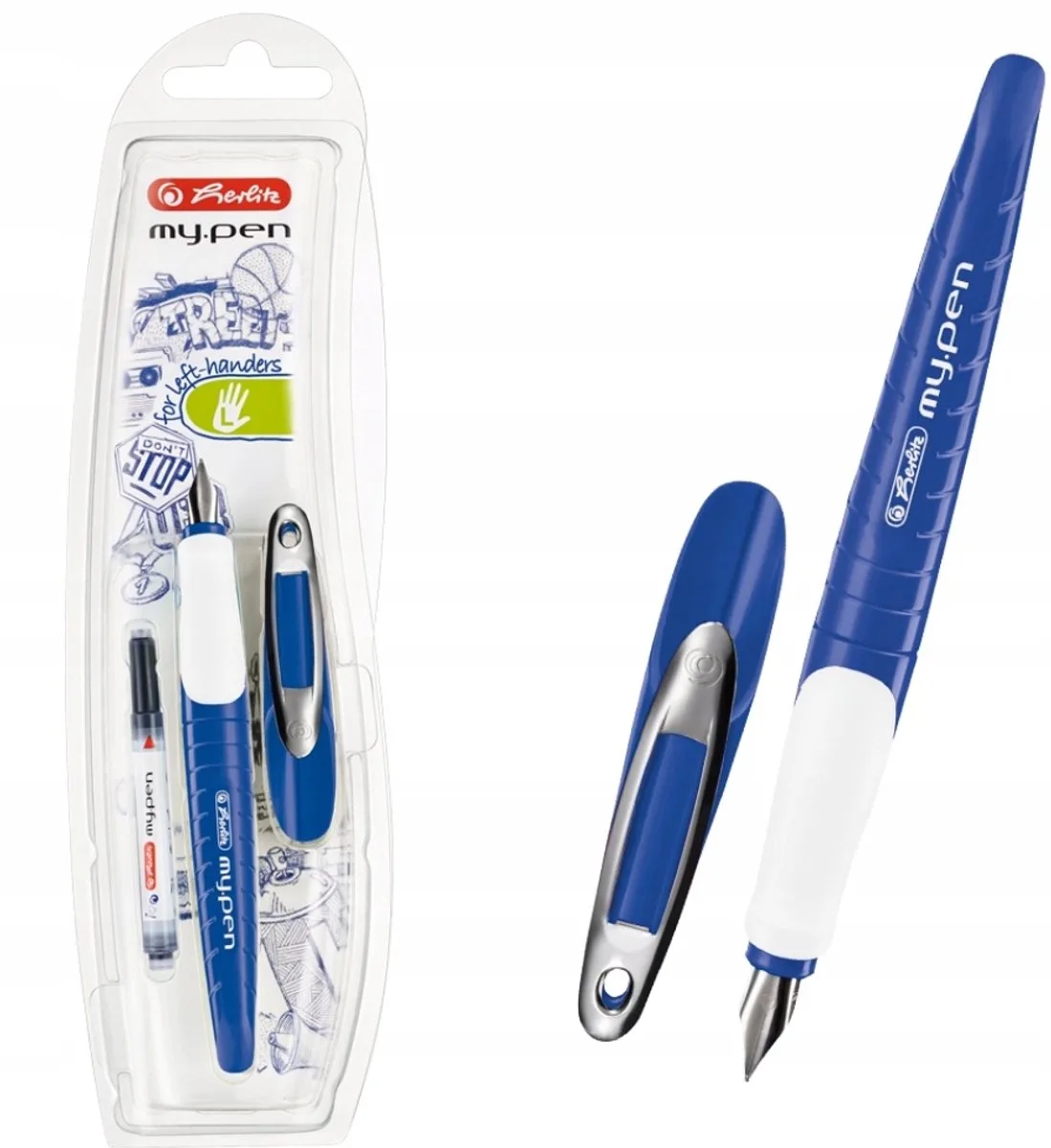 My.Pen L Vulpen voor Linkshandigen - L-punt de Herlitz – photo produit