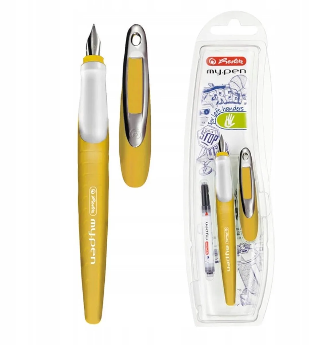 My Pen Vulpen - (M) von Herlitz in Mosterdgeel, Weiß – Produktfoto