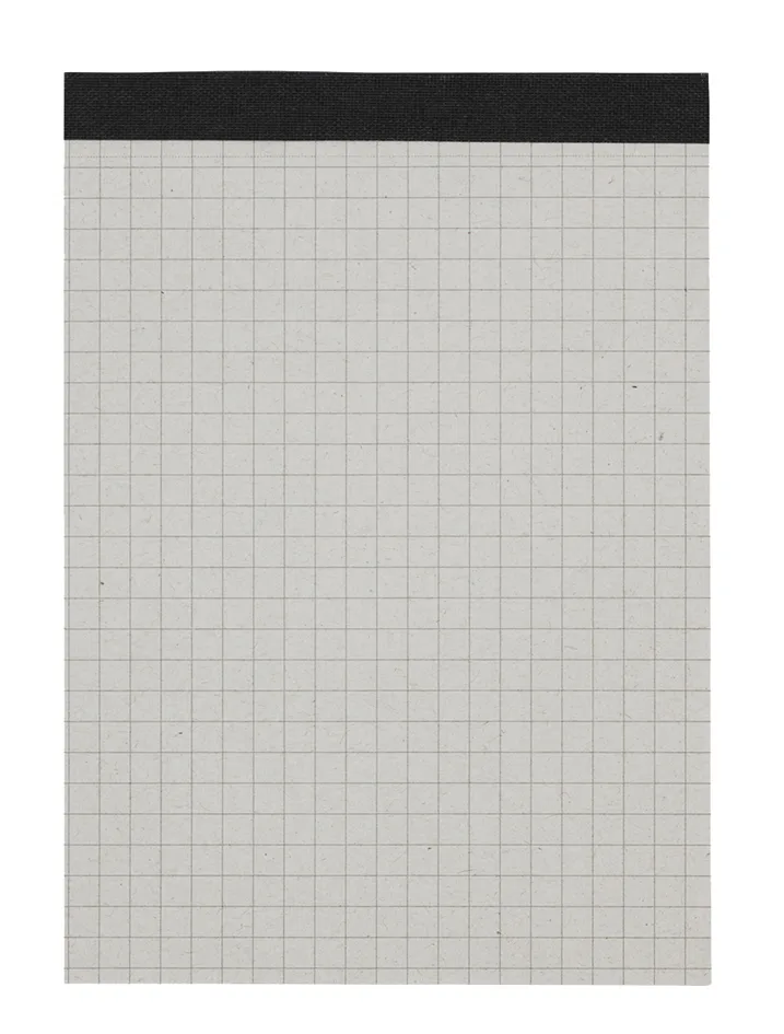 Notizblock , Recycling, DIN A6, 5 mm kariert von Herlitz – Produktfoto