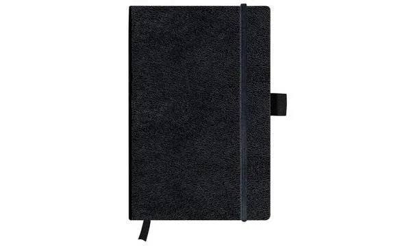 Notizbuch my.book A5 bla 96Bl. schwarz m. Leseband von Herlitz – Produktfoto