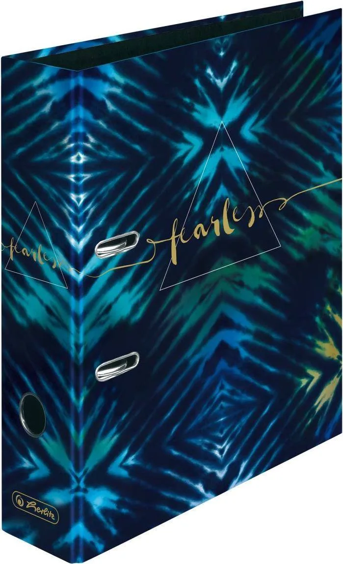 Ordner maX.file A4 8cm New Batik Fearless von Herlitz – Produktfoto