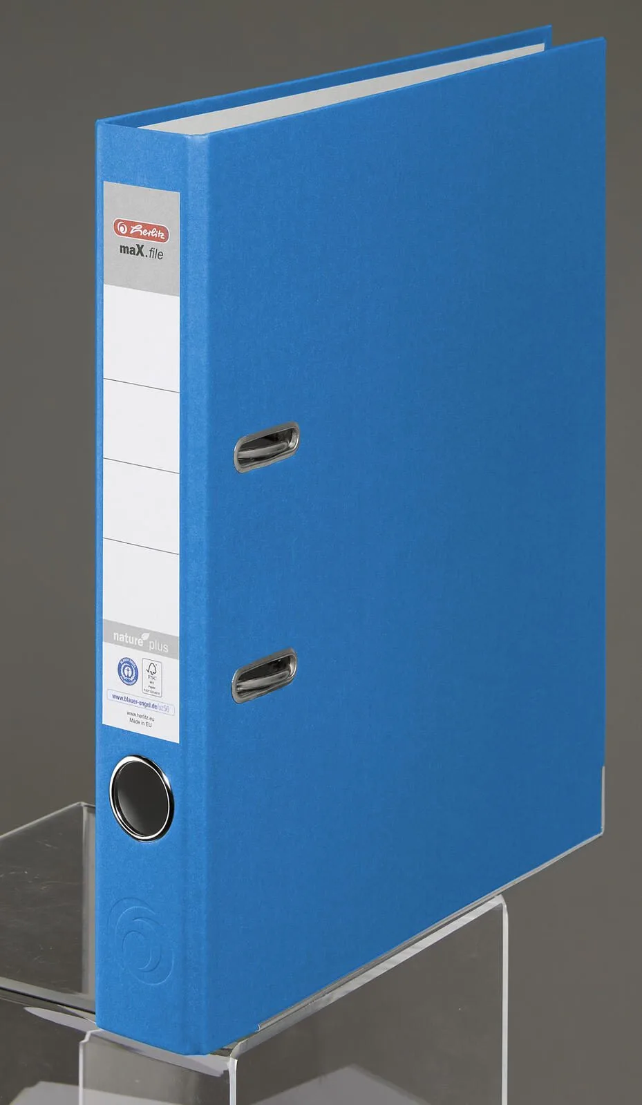 Ordner Rückenbreite 5 cm DIN A4 Karton blau by Herlitz – product photo