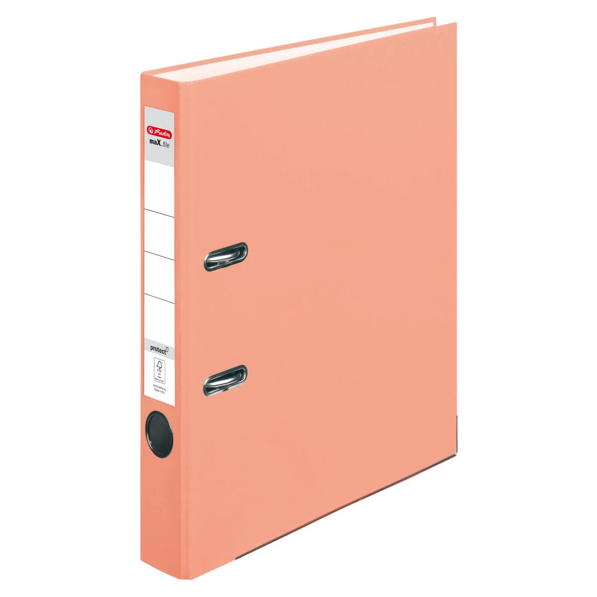Ordner Rückenbreite 5 cm DIN A4 Kunststoff lachs van Herlitz – productfoto