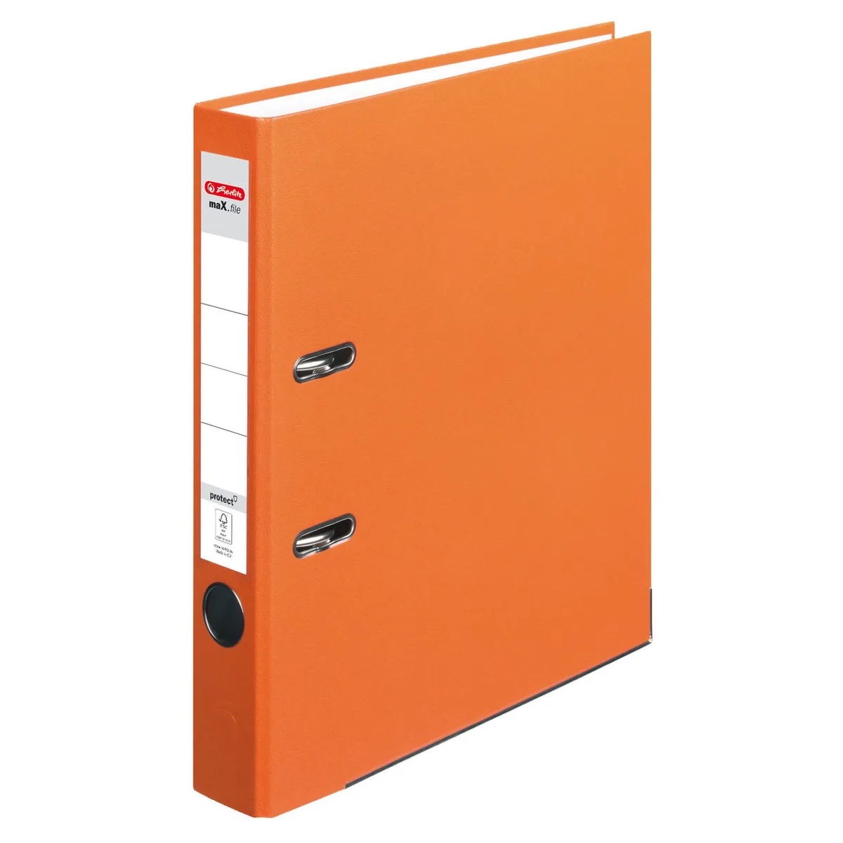 Ordner Rückenbreite 5 cm DIN A4 Kunststoff orange de Herlitz – photo produit