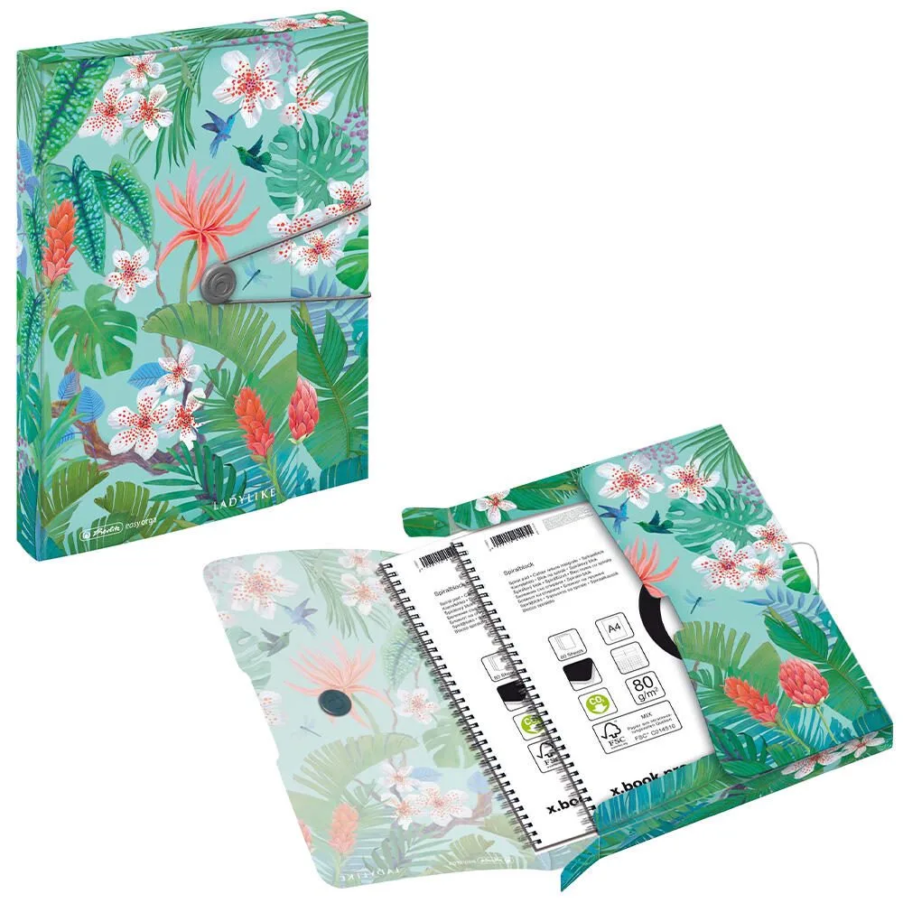 Pelikan Sammelbox A4 Jungle de Herlitz – photo produit