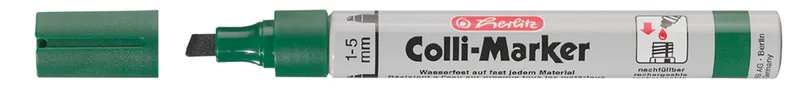 Permanent-Marker , Collimarker, , Keilspitze, schwarz von Herlitz – Produktfoto