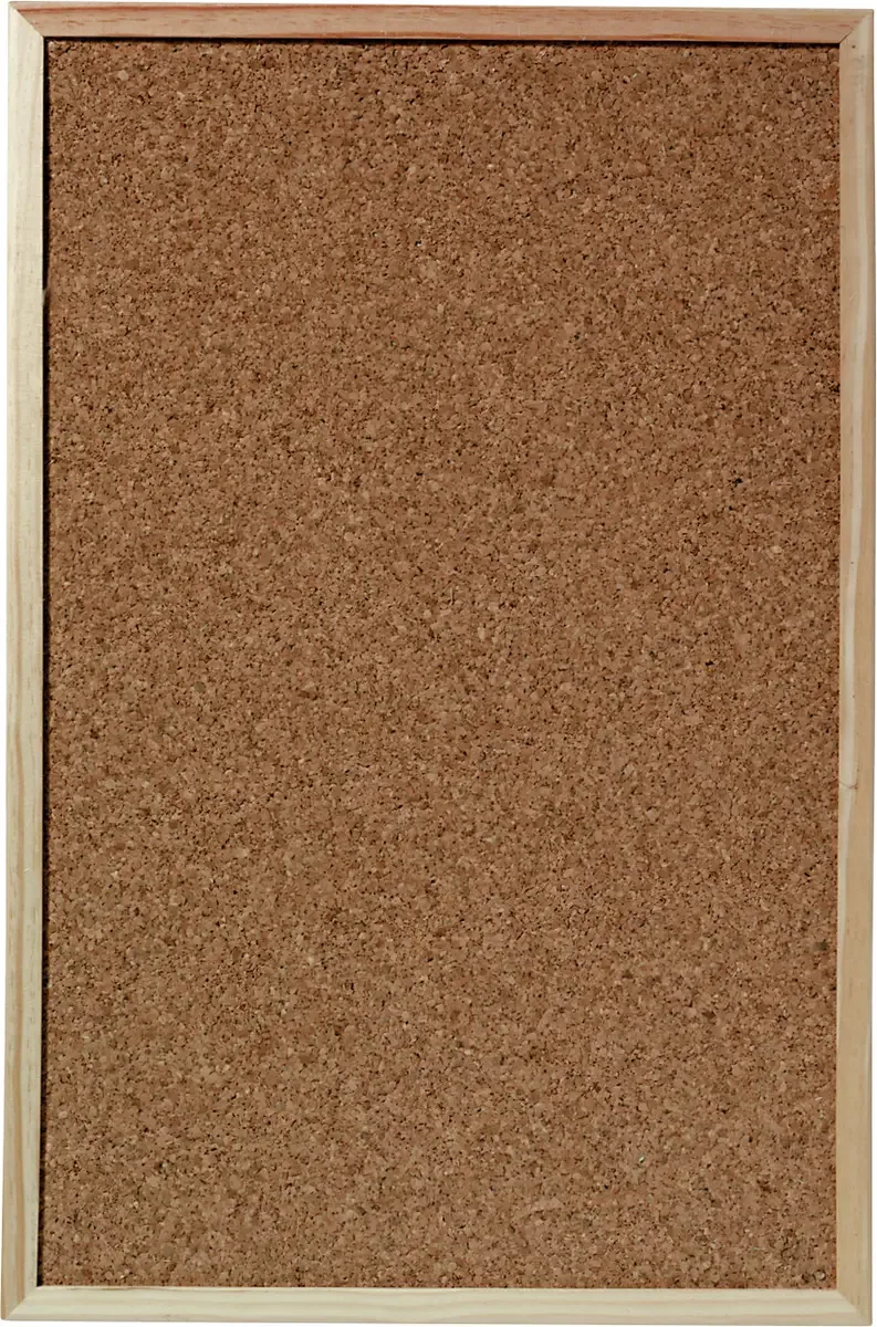 Pinnwand Kork 40x60cm in Holzrahmen 1 Stück von Herlitz – Produktfoto