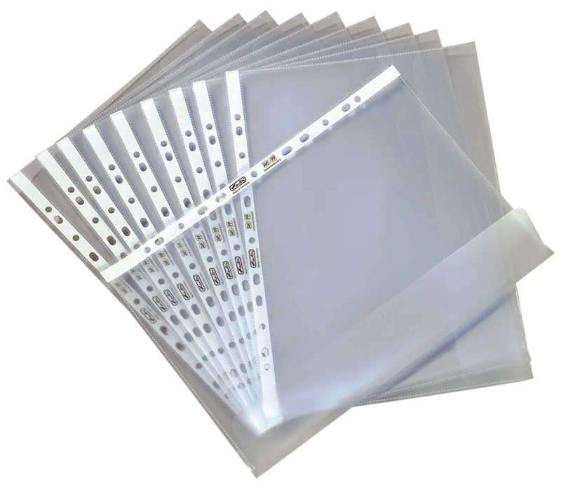 Prospekthülle mit Verschlusslasche, A4, genarbt by Herlitz – product photo