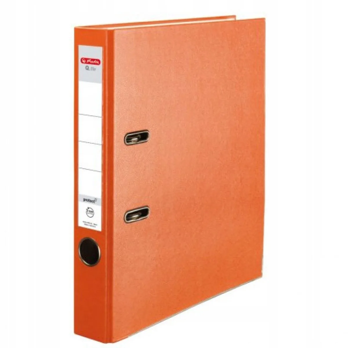 Q.FILE Ordner A4 5cm Oranje - Praktische Documentenorganisatie von Herlitz – Produktfoto