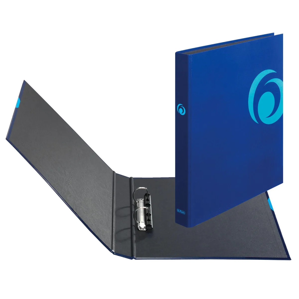 Ringbuch 2-Ringe DIN A4 3.5 cm blau de Herlitz – photo produit