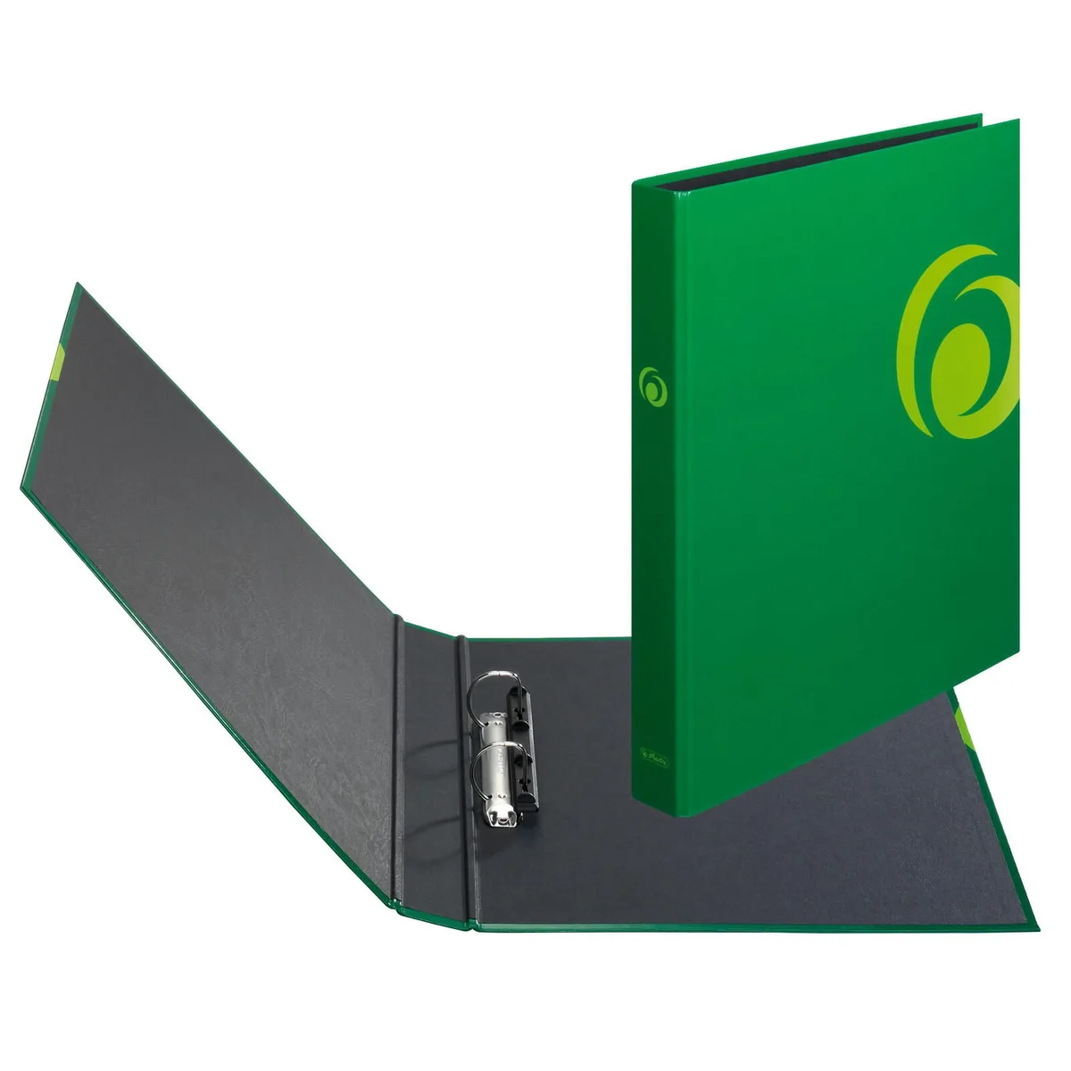 Ringbuch 2-Ringe DIN A4 3.5 cm grün de Herlitz – photo produit