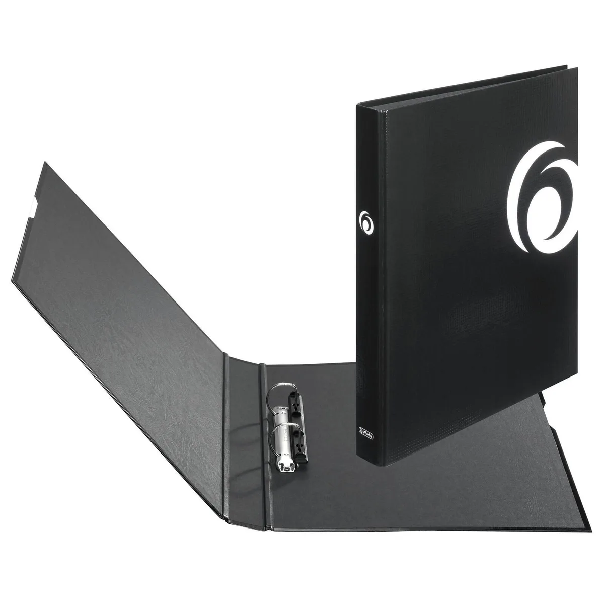Ringbuch 2-Ringe DIN A4 3.5 cm schwarz fra Herlitz – produktbillede