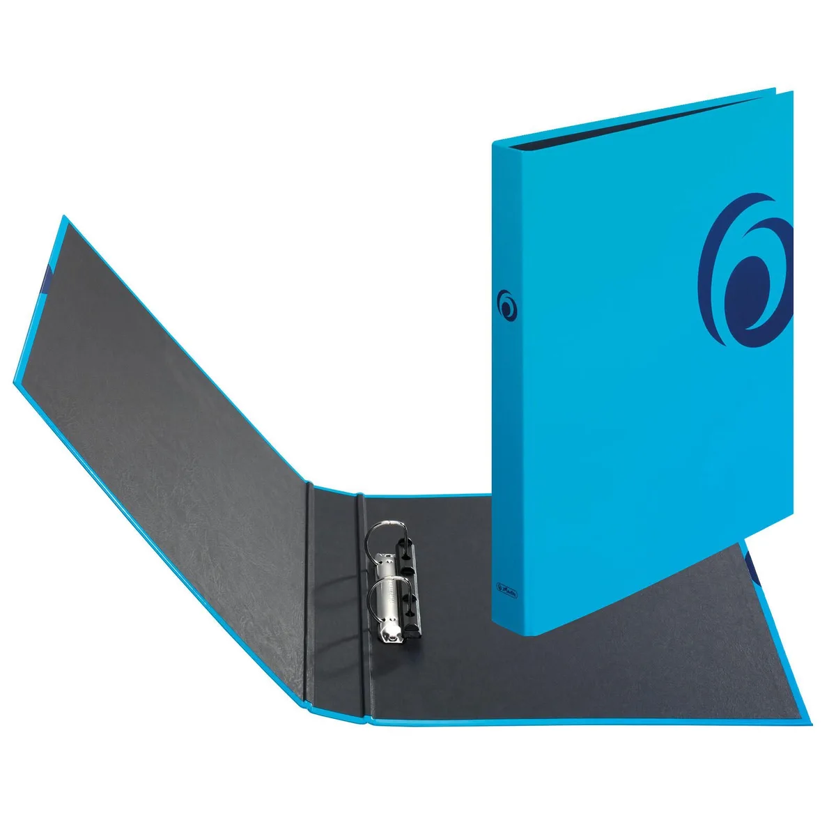 Ringbuch 2-Ringe DIN A4 3.5 cm türkis fra Herlitz – produktbillede