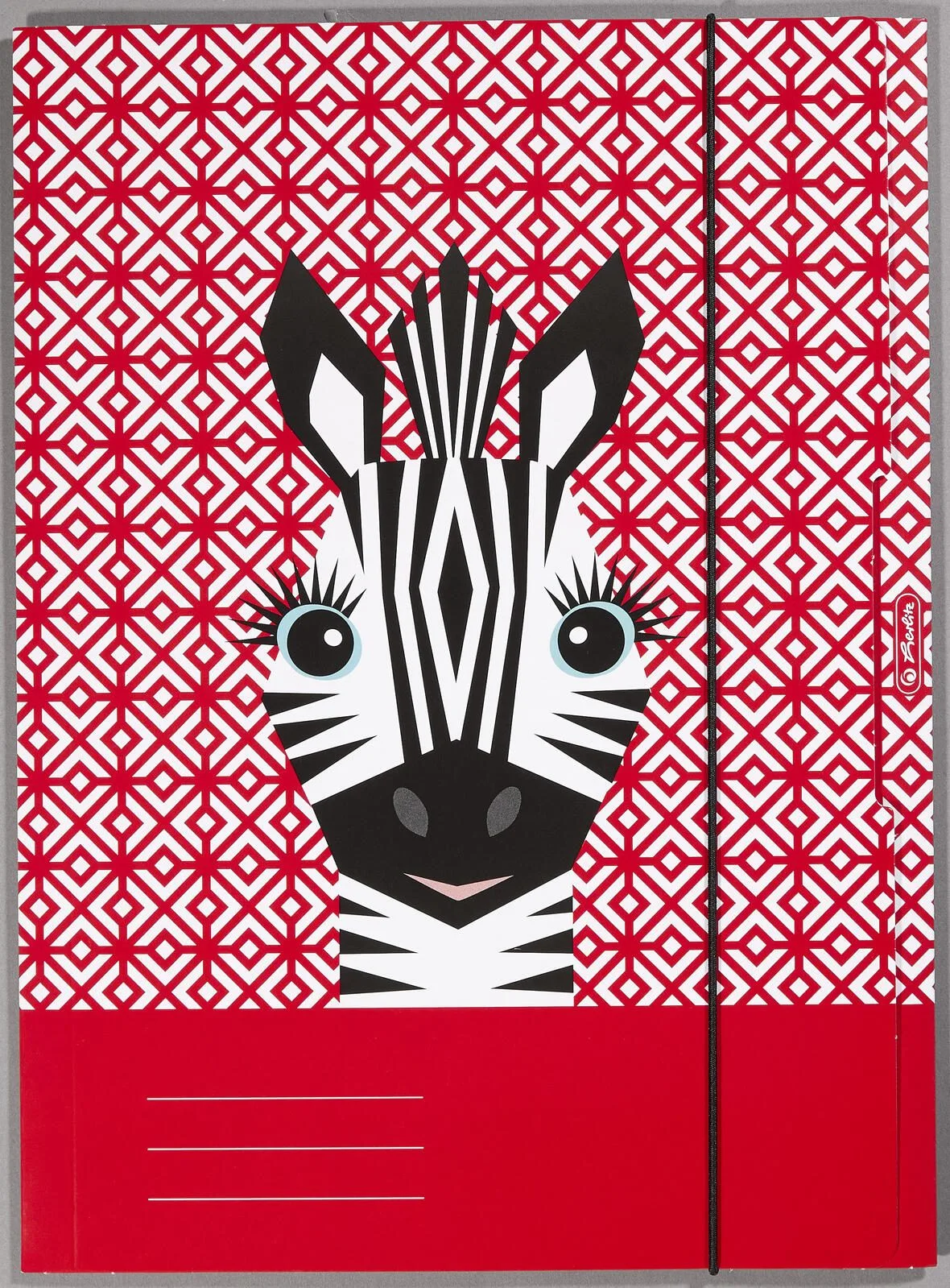 Sammelmappe Cute Animals DIN A4 Zebra von Herlitz – Produktfoto