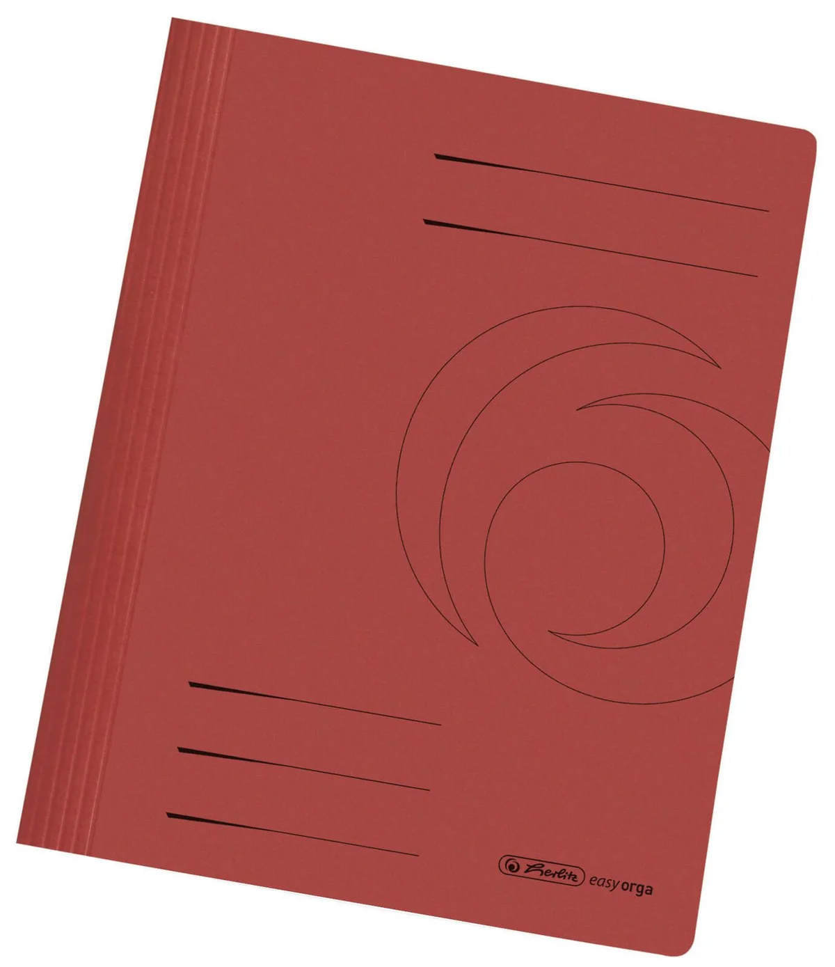 Schnellhefter DIN A4 Stabiler Manila-Karton rot de Herlitz – photo produit